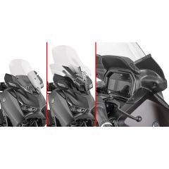 DF2178 - Paar Seitendeflektoren Givi Schwarz YAMAHA X-Max 300 Tech Max (25-26)