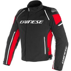 Veste de moto Homme Dainese RACING 3 D-DRY Noir/Rouge