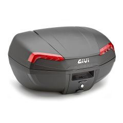 E46N - Bauletto Givi MONOLOCK® 46lt Schwarz mit roten Reflektoren