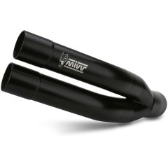 E.005.LDGB - Silencieux Echappement MIVV DOUBLE GUN Black BENELLI 502C (19-)