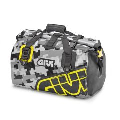 EA115CM -Givi Bolsa rulo impermeable sillín o portaequipajes 40 Lt Amarillo Gris