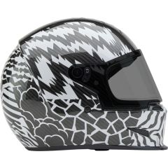 Full Helmet Bell ELIMINATOR CARBON Death Spray Black/White
