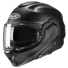 Flip-Up Helmet HJC F100 SOLID SEMI FLAT BLACK