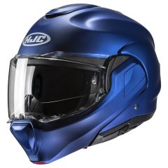 Flip-Up Helmet HJC F100 SOLID SEMI FLAT METALLIC BLUE