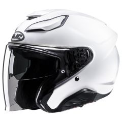 Casque Jet HJC F31 SOLID PEARL WHITE