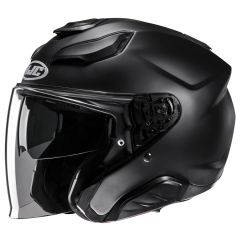 Jethelm HJC F31 SOLID SEMI FLAT BLACK