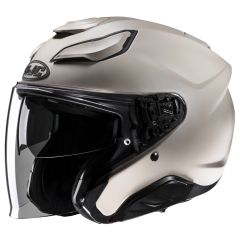 Jet Helmet HJC F31 SOLID SEMI FLAT SAND BEIGE