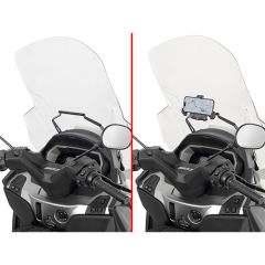 FB5619 - Fairing upper bracket Givi for installing S9... Piaggio MP3 HPE 400-530