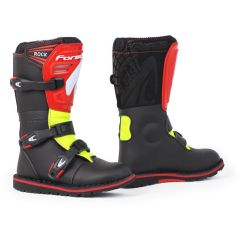 Bottes de moto Trial Forma ROCK Black/Red/Yellow Fluo
