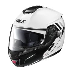 Helmet Flip-Up Grex G9.2 OFFSET N-COM 12 Metal White