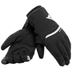 Motorcycle Gloves Dainese Plaza 2 Unisex D-dry Black/White
