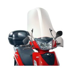 137A - Givi screen transparent 64x71cm Kymco People S 50-125-200 (05 > 15)