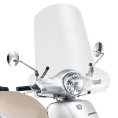 293A - Givi Windschild transparent 50 x 63 cm SYM Fiddle II 50-125 (09 > 14)