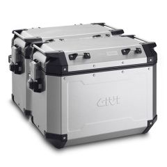 OBKN48APACK2 - Givi Couple Trekker Outback natural aluminium side-case, 48 ltr 