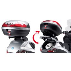 SR134 - Givi Support spécifique basculant pour top cases MONOKEY Piaggio Mp3