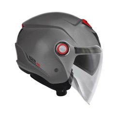 Casque jet Givi 12.5 SOLID COLOR Titane Mat