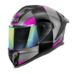 Full Face Helmet Givi 52.3 VISION Black / Titanium / Fuchsia