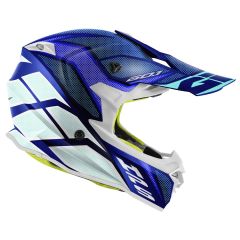 Casque Off-Road Givi 60.1 INVERT Bleu Mat / Blanc