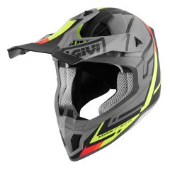 Off-Road Helmet Givi 70.1 LOGIC  Matt Grey / Neon Yellow / Black