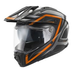 Integralhelm Givi 80.1 APEX Titan Matt / Schwarz / Orange