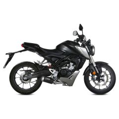 H.076.SM3B - Full Exhaust MIVV MK3 Black Stainless Steel HONDA CB 125 R (18-20)