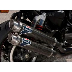 HD03080CR - Silenciador Escape Termignoni ROUND Carbono H-D XR 1200 R (-)