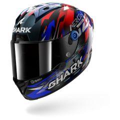 Full Face Helmet Shark AERON ZARCO GP DE FRANCE Carbon Blue Chrom
