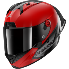 Full Face Helmet Shark AERON GP BLANK SP Carbon Red Anthracite
