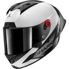 Casque Intégral Shark AERON GP BLANK SP Carbon White Anthracite