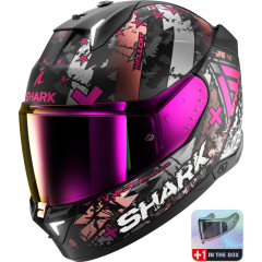 Full Face Helmet Shark SKWAL i3 HELLCAT Mat Black Chrom Purple
