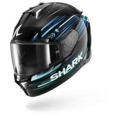 Casque Intégral Shark SKWAL i3 LIGHT-BLUR Black Blue Green