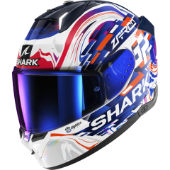Full Face Helmet Shark SKWAL I3 REPLICA ZARCO GP DE FCE White Violet Blue