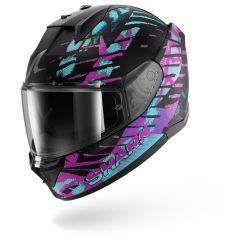 Full Face Helmet Shark D-SKWAL 3 REPTAIA Mat Black Cameleon Black