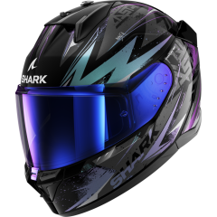Full Face Helmet Shark D-SKWAL 3 BLAST-R Black Green Glitter