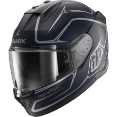 Full Face Helmet Shark D-SKWAL 3 DRONE Mat Blue Silver Blue