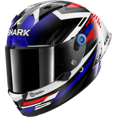 Integralhelm Shark AERON GP FIM RACING #1 FIRSTLAP Carbon Blue Red