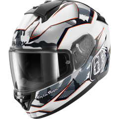 Full Face Helmet Shark RIDILL 2 MATRIX CAMO White Silver Red