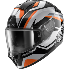 Casque Intégral Shark RIDILL 2 APEX Silver Black Orange