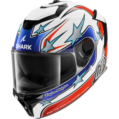 Full Face Helmet Shark SPARTAN GT PRO FLAGSTAFF White Red Blue