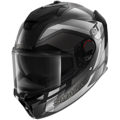 Full Face Helmet Shark SPARTAN GT PRO CARBON RITMO Mat Carbon Silver Chrom
