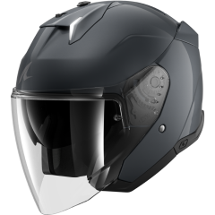 Casco Jet Shark SKWAL I3 JET BLANK Gun Metal