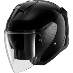 Jet Helmet Shark SKWAL JET BLANK Black