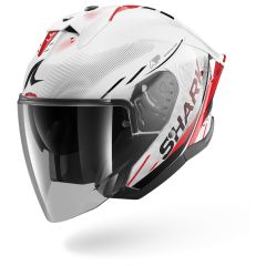 Jet Helmet Shark SKWAL JET CUP SPEED-TECH White Red Black