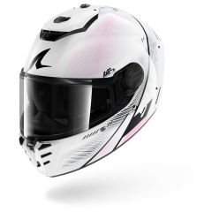 Casque Intégral Shark SPARTAN RS FIBRE SPARTAN RS SPEED-TECH White Violet Black
