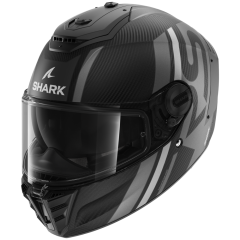 Casque Intégral Shark SPARTAN RS CARBON SHAWN Mat Carbon Silver Anthracite
