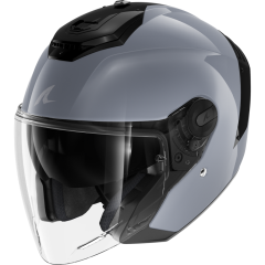 Jet Helmet Shark RS JET BLANK Gun Silver