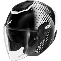 Jet Helmet Shark RS JET STRIDE Black White Black