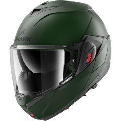 Flip-Up Helmet Shark OXO BLANK Mat Dark Green Matt