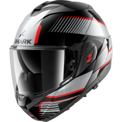 Flip-Up Helmet Shark OXO SIKTER Black Chrom Silver