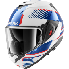 Flip-Up Helmet Shark OXO SIKTER White Chrome Blue